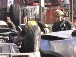 SUC Overturned after accident