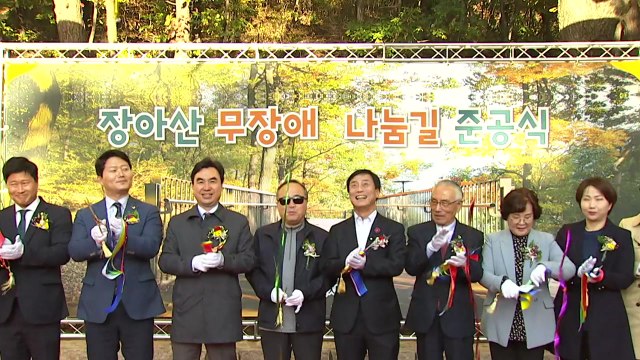 [인천] 남동구 2.27Km 숲 속 무장애 나눔길 조성 / YTN