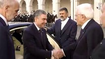 Roma - Mattarella incontra con il Presidente del Turkmenistan (07.11.19)