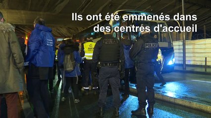 A Paris, 1.600 migrants évacués lors d'un démantèlement de camps