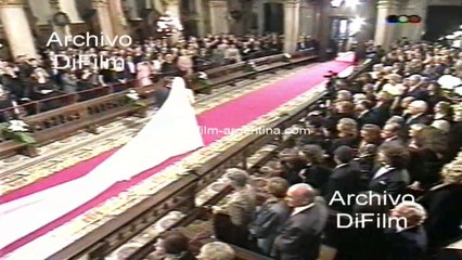 Valeria Mazza - Alejandro Gravier - Iglesia Santisimo Sacramento 1998