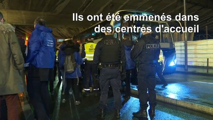 A Paris, 1.600 migrants évacués lors d'un démantèlement de camps
