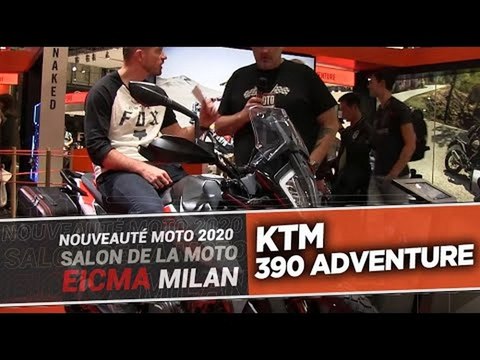 KTM 390 Adventure - nouveautés moto 2020 - EICMA 2019