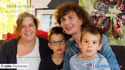 Marjorie Huard,a choisi une nounou à son domicile pour la garde de ses enfants