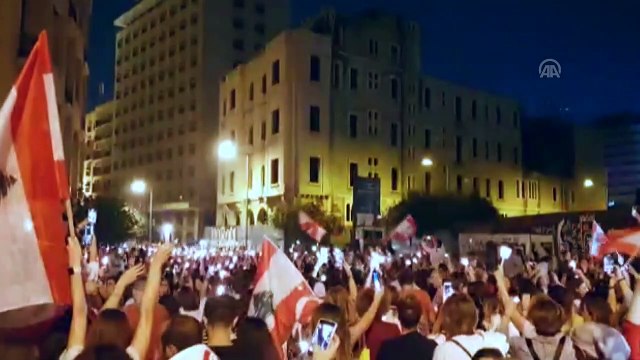Lübnan'da gösteriler dün gece de devam etti - BEYRUT