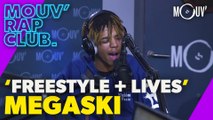 MEGASKI : Freestyle et lives (Live @Mouv' Rap Club)