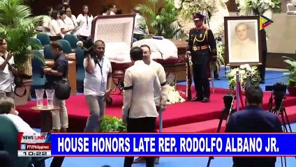 House honors late Rep. Rodolfo Albano Jr.