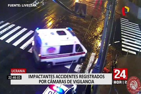 Impactantes imágenes de accidentes registrados por cámaras de seguridad en el mundo