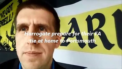 Harrogate Town prepare for the FA Cup visit of Portsmouth