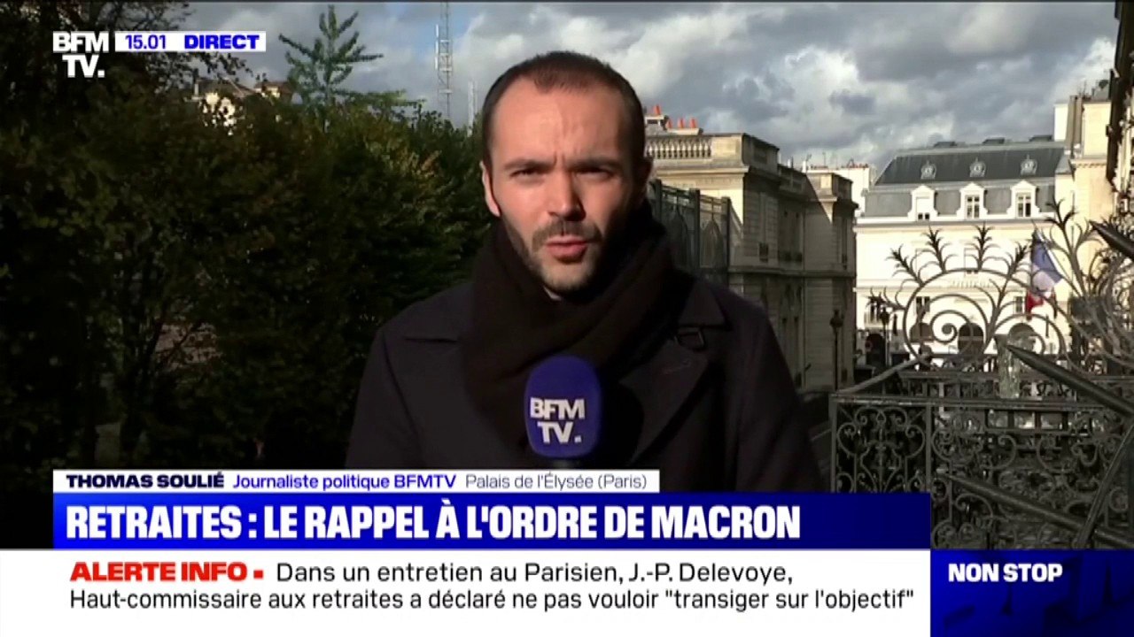 Réforme des retraites: Emmanuel Macron rappelle à l'ordre Jean-Paul Delevoye