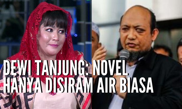 DIALOG-Teror Air Keras Novel Rekayasa? Dewi Tanjung: Novel Hanya Disiram Air Biasa