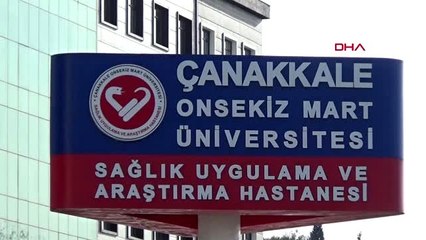 Çanakkale bebeğin akciğerine kaçan badem operasyonla çıkarıldı