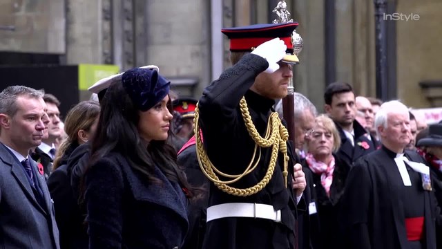 Prince Harry and Meghan Markle Attend Westminster Abbey’s Field of Remembrance