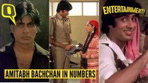 Looking Back at Amitabh Bachchan’s Reel Life in Numbers