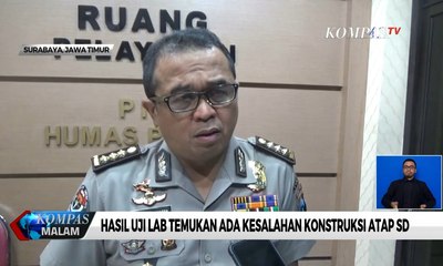 Polisi Temukan Ada Kesalahan Konstruksi Atap SDN Gentong Pasuruan