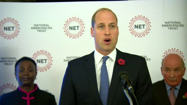 Duke of Cambridge attends launch of new charity