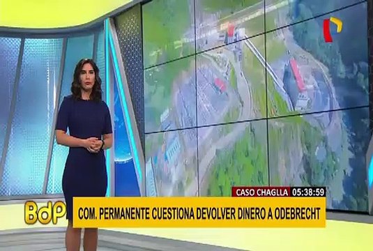 Comisión Permanente cuestiona devolución de dinero a Odebrecht por Chaglla