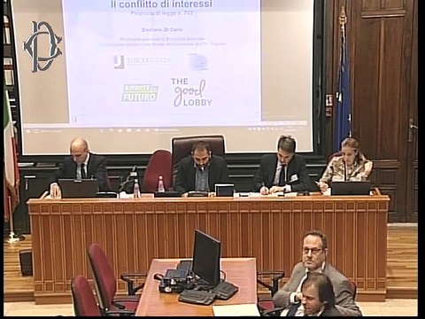 Roma - Conflitto interessi, audizione di Riparte il futuro (07.11.19)