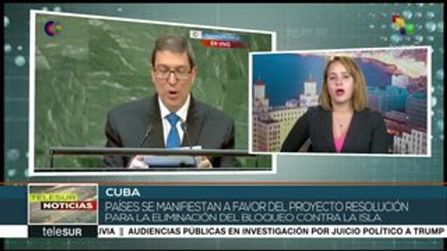 Presentan en ONU proyecto de resolución que pide fin de bloqueo a Cuba