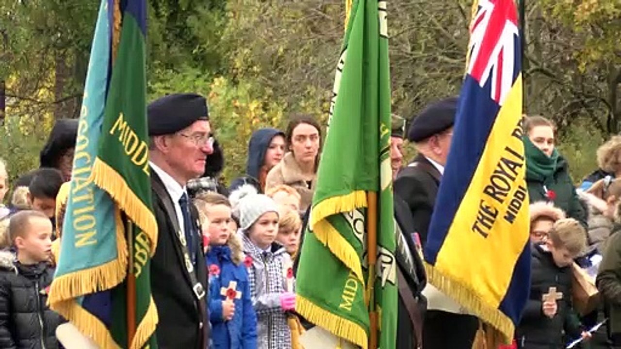 First Poppies Laid In Middlesbrough