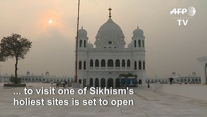 Sikhs await opening of corridor to sacred shrine in Pakistan