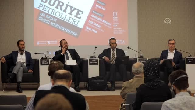 Suriye Petrolleri ABD, Rusya ve Bölgesel Aktörlerin Hedefleri paneli - (2)