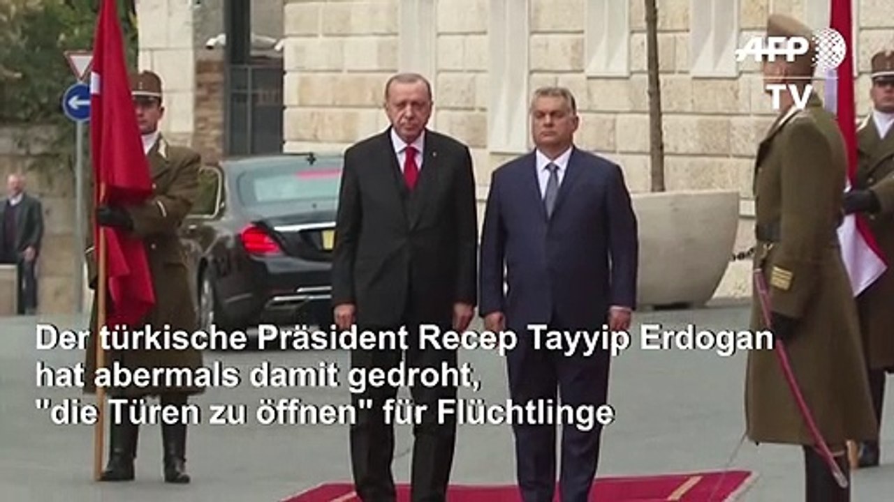 Erdogan droht abermals mit 'Öffnung der Türen' für Flüchtlinge