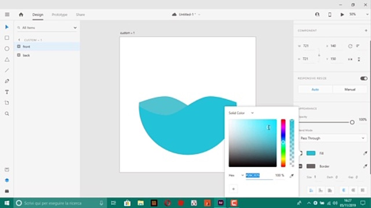 Speed Creating XD Water Animation | Pippofake