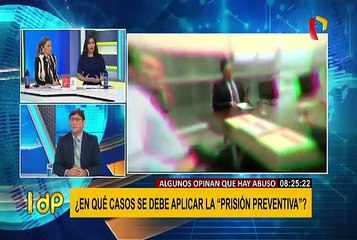 ¿En qué casos se debe aplicar la prisión preventiva?, especialista opina