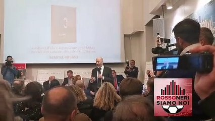 Ivan Gazidis alla presentazione del Libro "Sempre Milan"