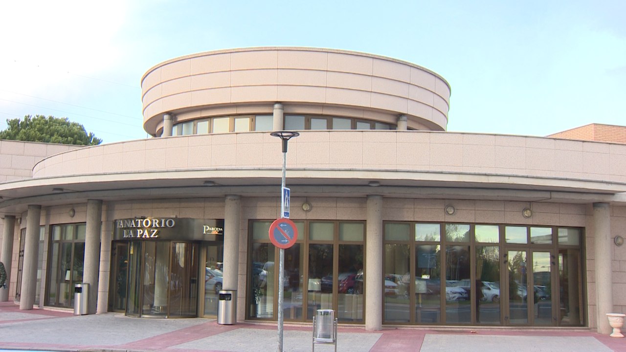 Tanatorio de La Paz donde está la capilla ardiente de Salas