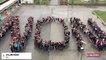 Ain / Valserhône : Les élèves du collège Saint-Exupéry forment une chaîne humaine contre le harcèlement scolaire