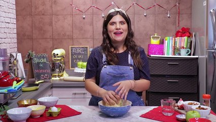 Strudel de manzana navideño