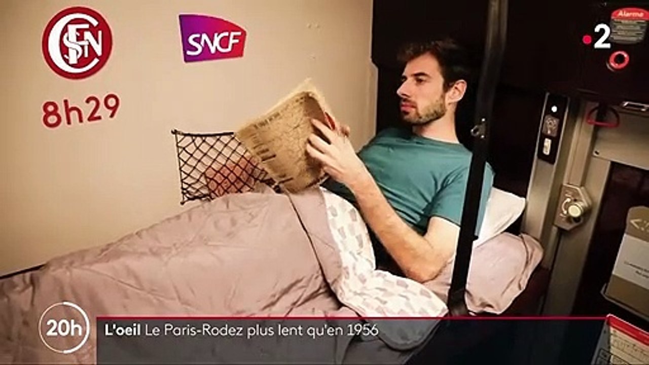 Paris-Rodez : le train de nuit plus lent aujourd’hui… qu’en 1956 !