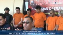 Polisi Gagalkan Penyelundupan 12 Kg Sabu di Kepulauan Riau