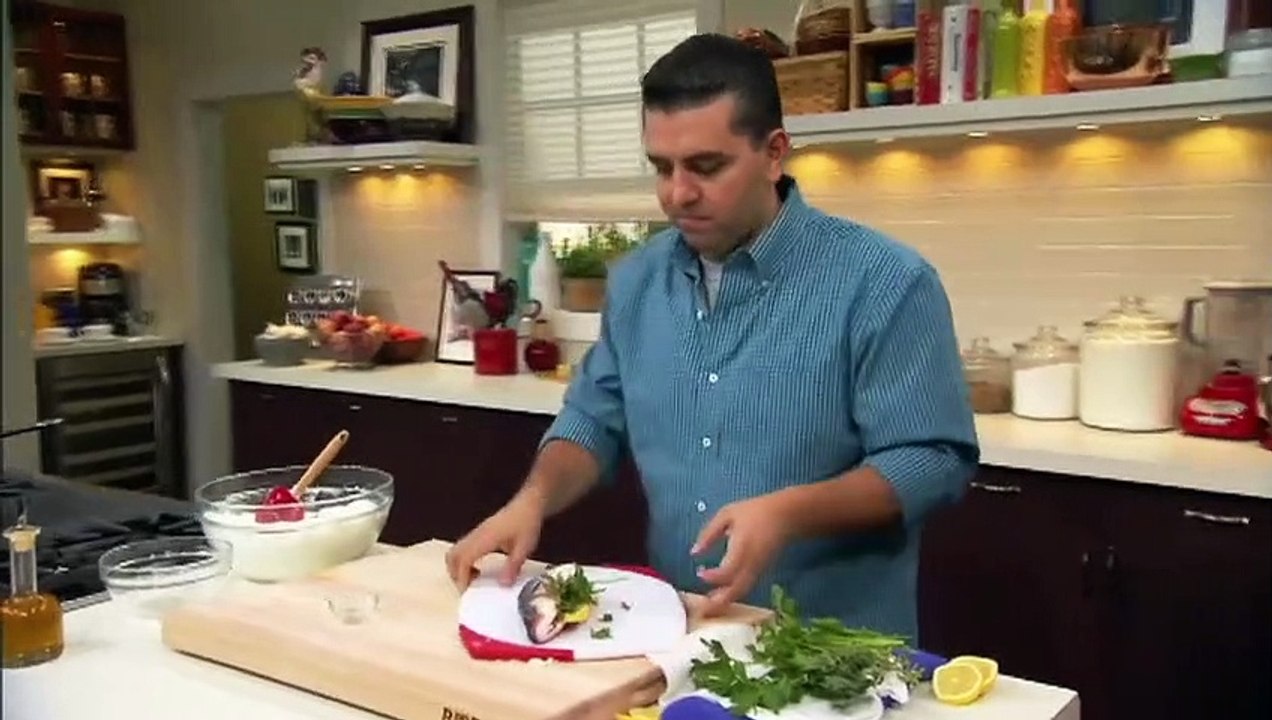 Wolfsbarsch im Salzmantel