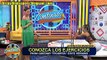 Rocío Miranda ejercicios con elementos caseros programa Combinado Panamericana televisión 07.11.2019