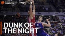 Endesa Dunk of the Night: Nikola Milutinov, Olympiacos Piraeus