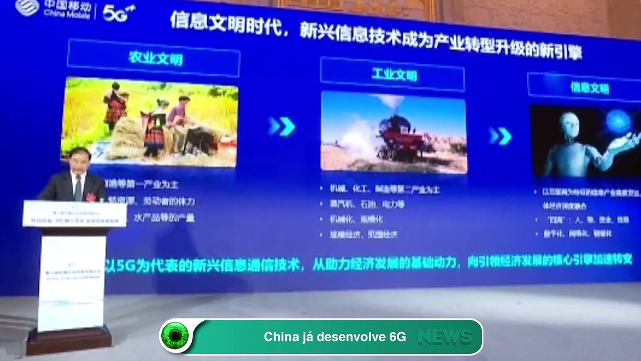 China já desenvolve 6G