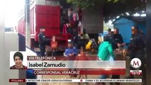Rescatan a 100 migrantes centroamericanos en Veracruz