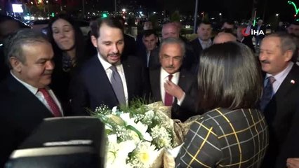 Bakan Albayrak, Ordu Büyükşehir Belediye Başkanı Güler'i ziyaret etti