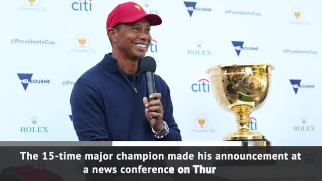 Tiger Woods picks himself for Presidents Cup