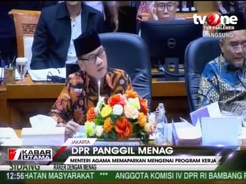 Komisi VIII DPR RI Gelar Rapat dengan Menteri Agama