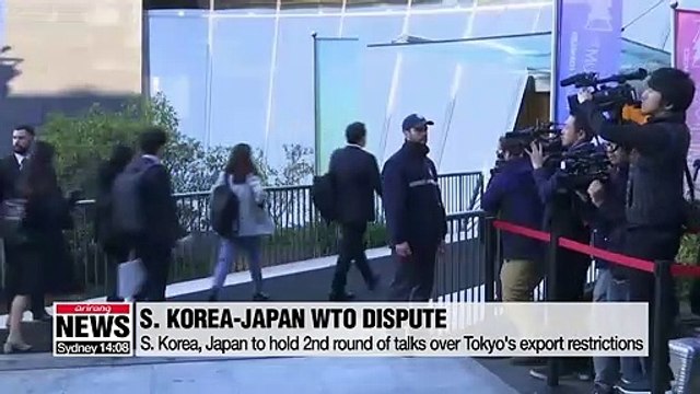 S. Korea, Japan to hold 2nd round of talks over WTO dispute