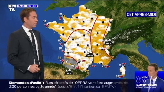 Une météo globalement plus apaisée sur le pays avant un week-end pluvieux