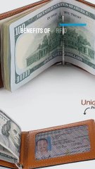Wallets For Men - Men's Bi fold Minimalist RFID Wallets