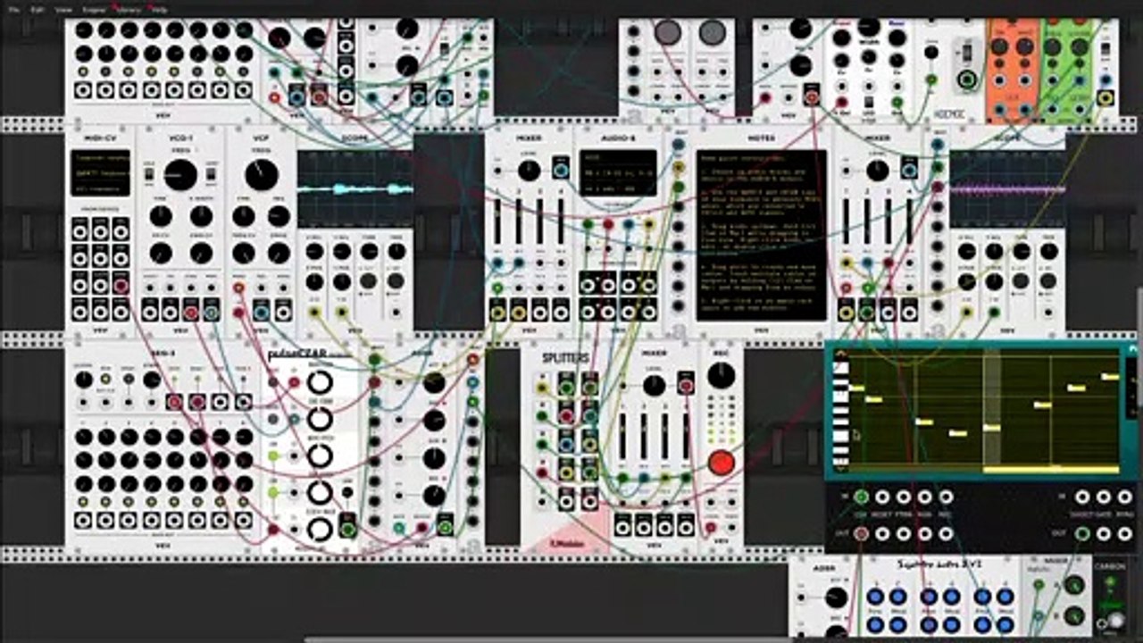 A Minimum Electronica Tune on VCV Rack