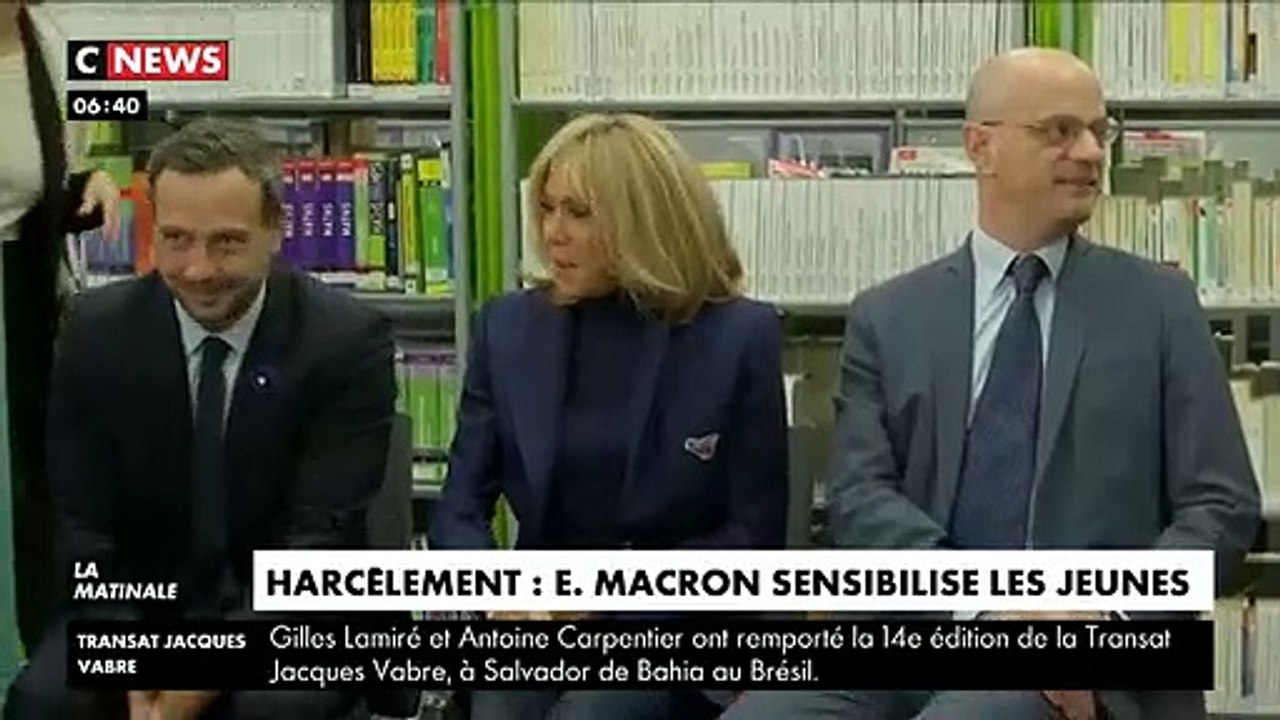 Regardez le message vidéo posté hier soir par Emmanuel Macron sur Snapchat depuis les salons de l'Elysée s'adressant aux jeunes à propos du harcèlement scolaire