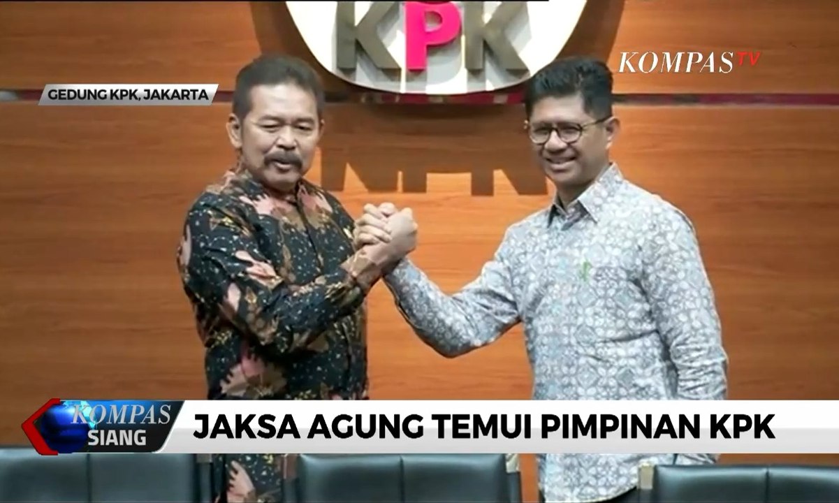 Temui Pimpinan KPK, Jaksa Agung Bahas Jaksa TP4D
