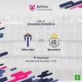 Villarrubia VS Recreativo Segunda Division B 2019/2020 Los Numeros